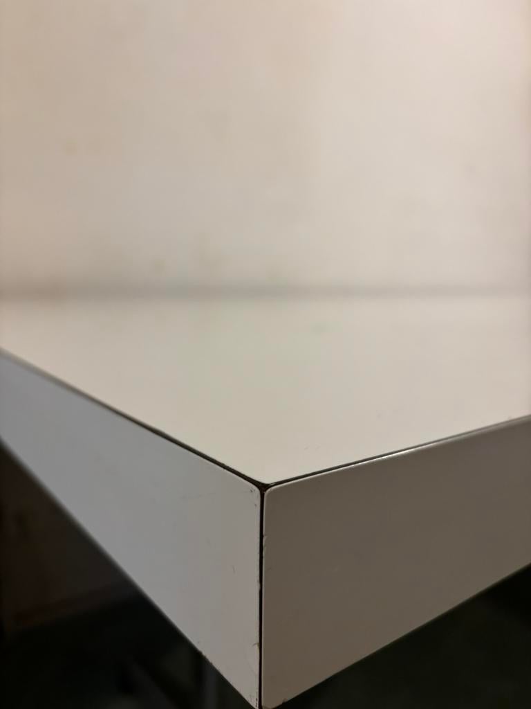 Prachtige witte tafel 220x110cm, Ophalen, Gebruikt, Overige houtsoorten, 100 tot 150 cm