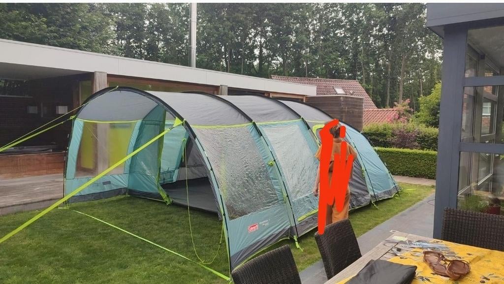 Coleman Meadowood 6L tent, Ophalen, Zo goed als nieuw, Tot en met 5