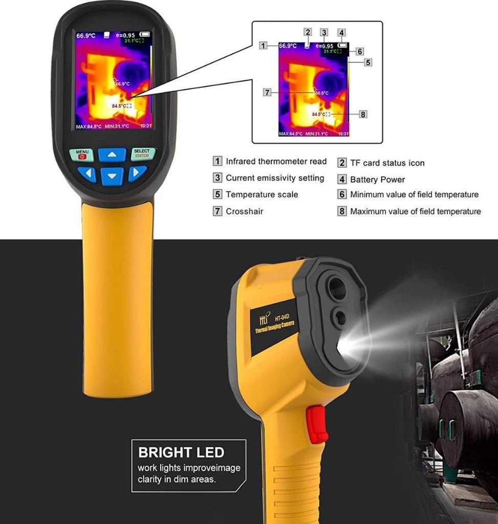 Warmtebeeld camera infrarood handcamera met real-time warmte, Verzenden, Nieuw