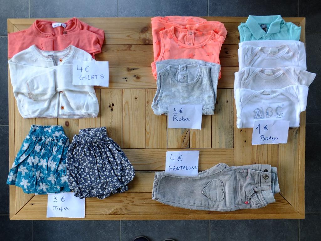 Vêtements enfants à la pièce ou lot taille 6 mois - 67-78 cm, Enlèvement ou Envoi, Utilisé, Fille