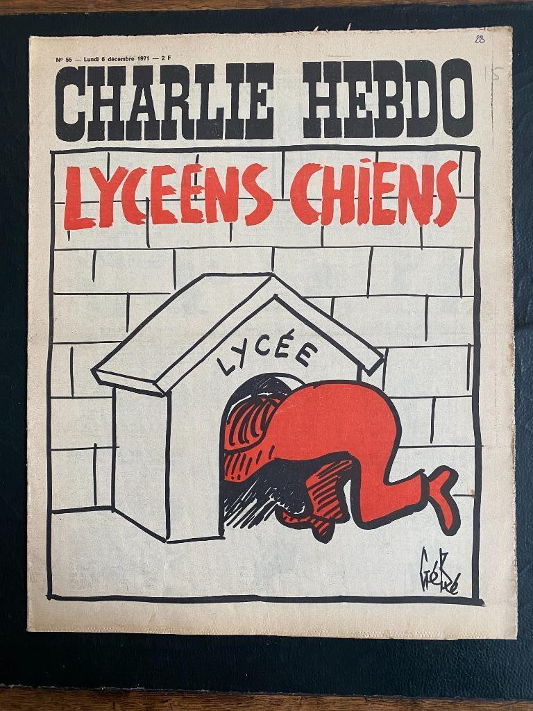 Charlie Hebdo 55 uit "1971", Enlèvement ou Envoi, 1960 à 1980, Journal ou Magazine