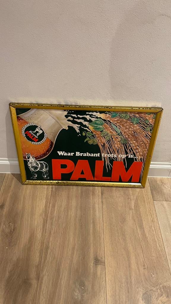 Palm glacoide reclame., Verzamelen, Ophalen of Verzenden, Gebruikt, Reclamebord