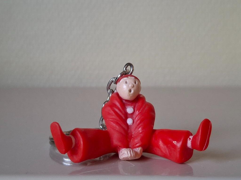 Vintage sleutelhanger Spa Monopole Pierrot, Verzenden, Zo goed als nieuw