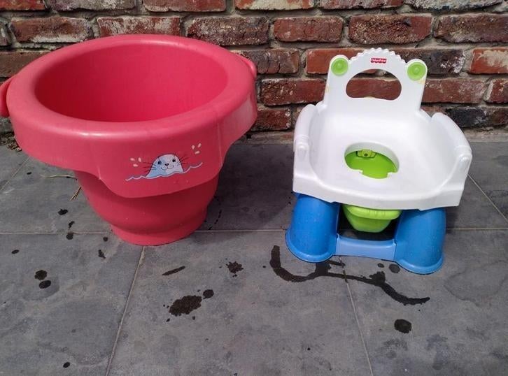 Tummy tub, potje Fisher price, Kinderen en Baby's, Badjes en Verzorging, Ophalen of Verzenden, Zo goed als nieuw, Tummy Tub
