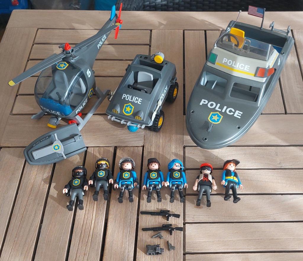 Playmobil 9043 - Politie Swat set, Kinderen en Baby's, Ophalen of Verzenden, Gebruikt, Complete set
