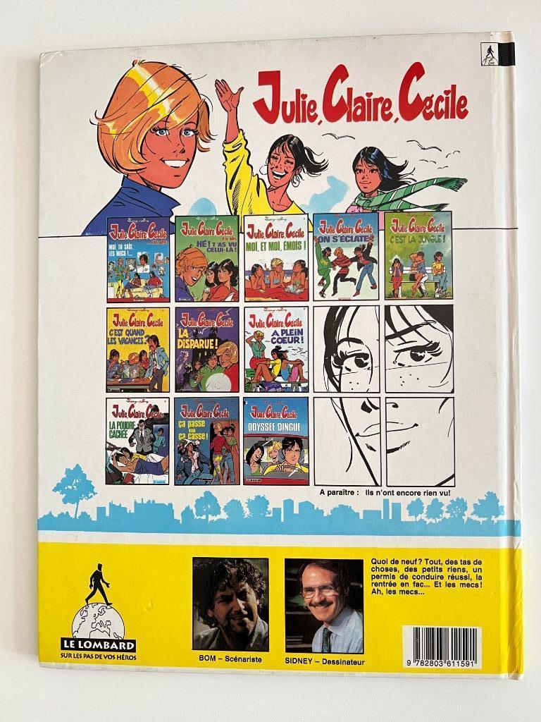 BD Julie, Claire, Cécile S.O.S. Filles !, Livres, Une BD, Utilisé, Sidney et Bom, Enlèvement ou Envoi