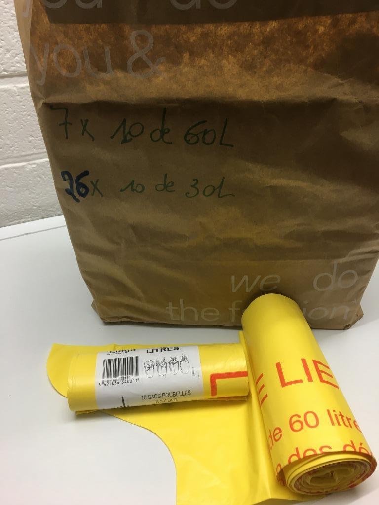 Sacs poubelles ville de Liège, Ophalen of Verzenden, Nieuw