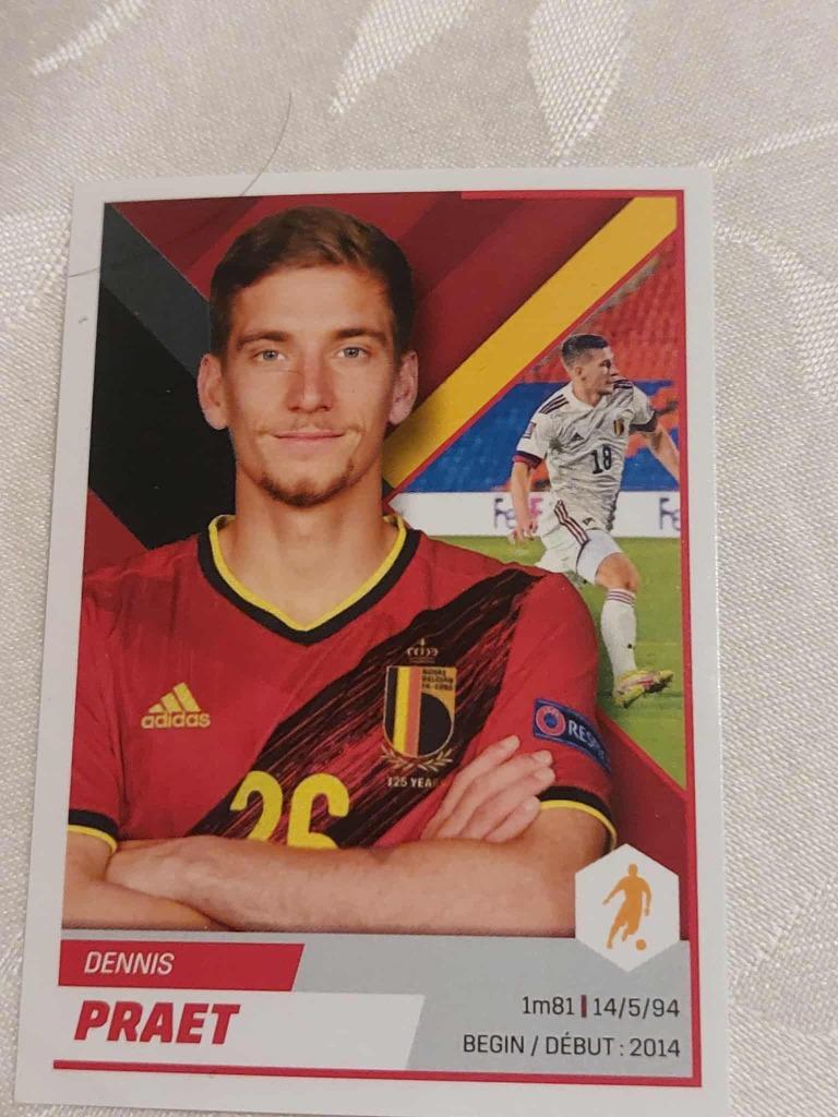 Panini/Sticker/Dennis Praet/Carrefour, Verzamelen, Verzenden, Nieuw, Poster, Plaatje of Sticker
