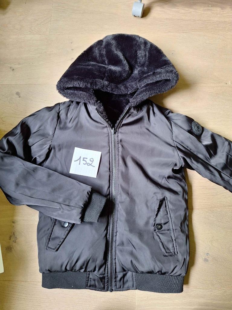 Cars jeans omkeerbare jas zwart - mt 152, Meisje, Ophalen of Verzenden, Zo goed als nieuw, Cars jeans