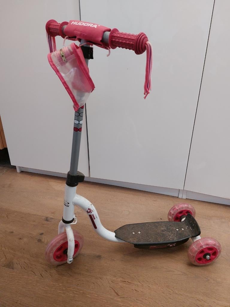 HUDORA roze step voor kleuters, Fietsen en Brommers, Steps, Ophalen, Gebruikt