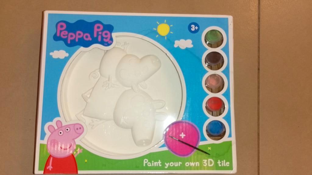Peppa Pig schilderen, Ophalen of Verzenden