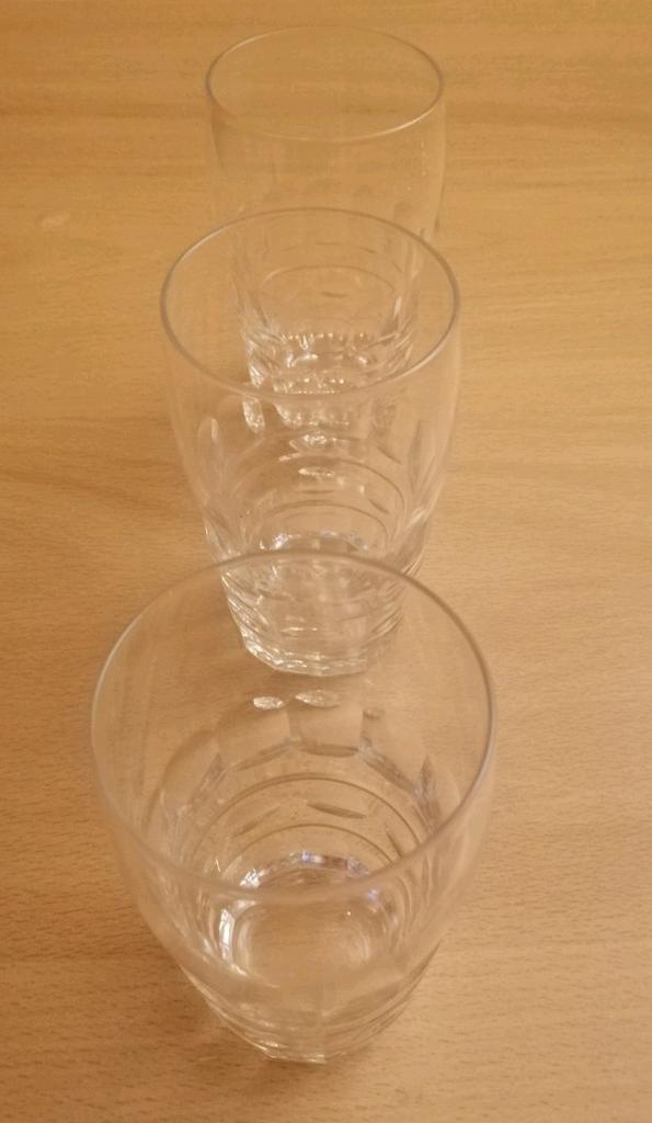 3 beaux verres hauts, Ophalen of Verzenden, Zo goed als nieuw