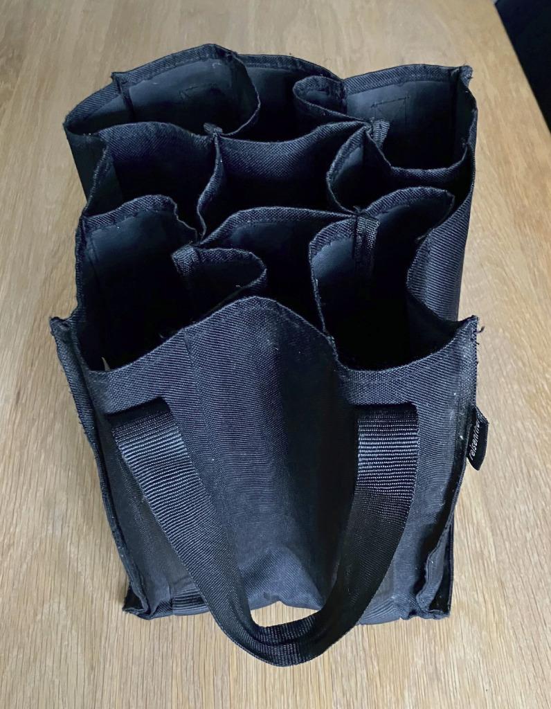 Reisenthel bottlebag (zak om 9 flessen in te vervoeren), Enlèvement, Utilisé, Noir