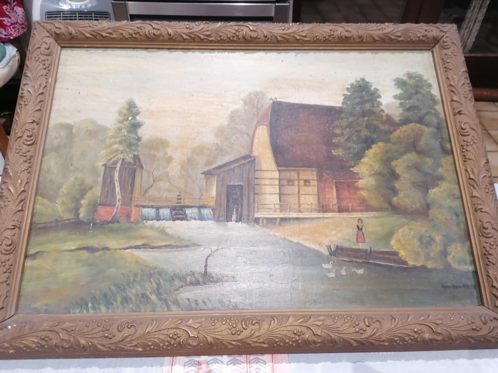 tableau vintage, Antiquités & Art, Enlèvement