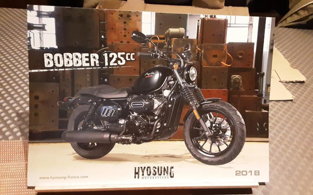 Hyosung brochure, Ophalen of Verzenden, Zo goed als nieuw