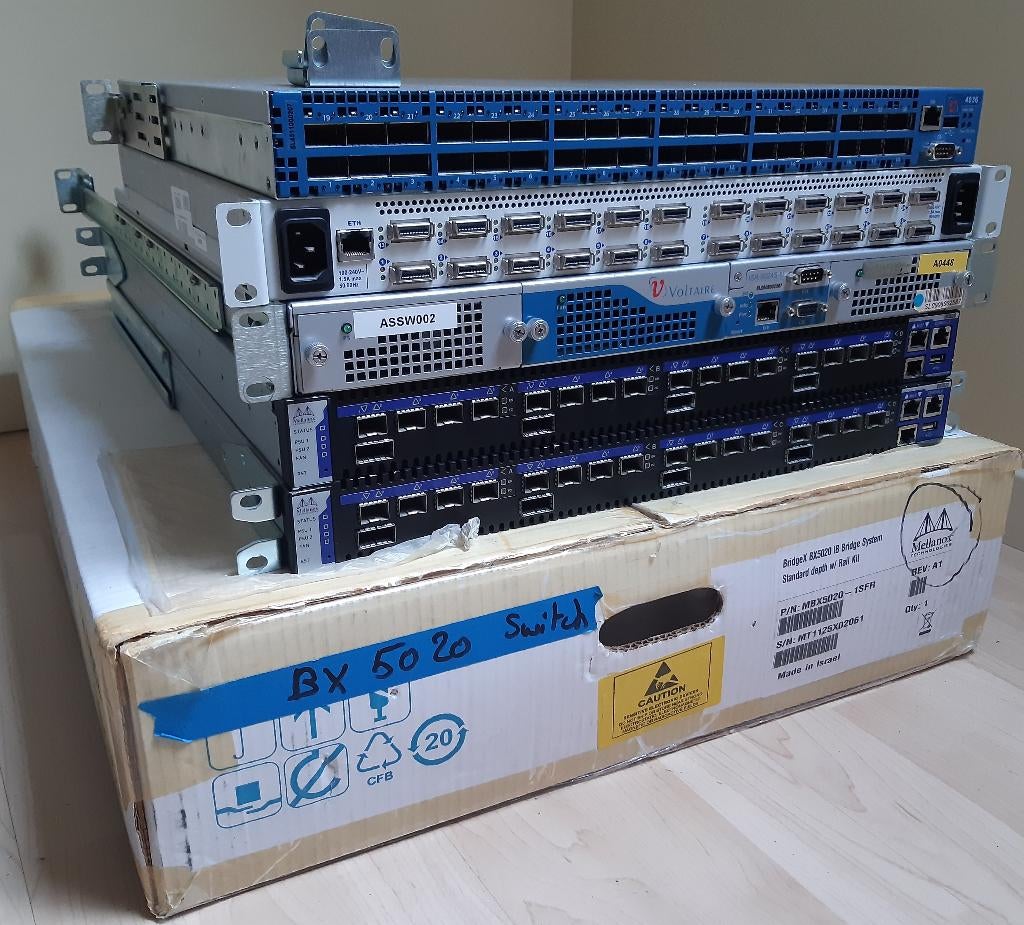 Lot InfiniBand netwerk materiaal, Enlèvement, Comme neuf