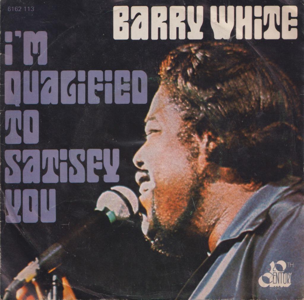 Barry White – I’m qualified to satisfy you - Single, Ophalen of Verzenden, Gebruikt, R&B en Soul