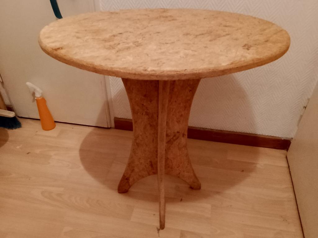 Zeer solide houten demontagetafel, Enlèvement, Neuf, Ovale, Bois