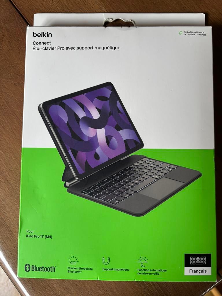 Belkin Keyboard ipad 11”, Computers en Software, Tablet-hoezen, Nieuw, Bescherming voor- en achterkant, 11 inch, Ophalen