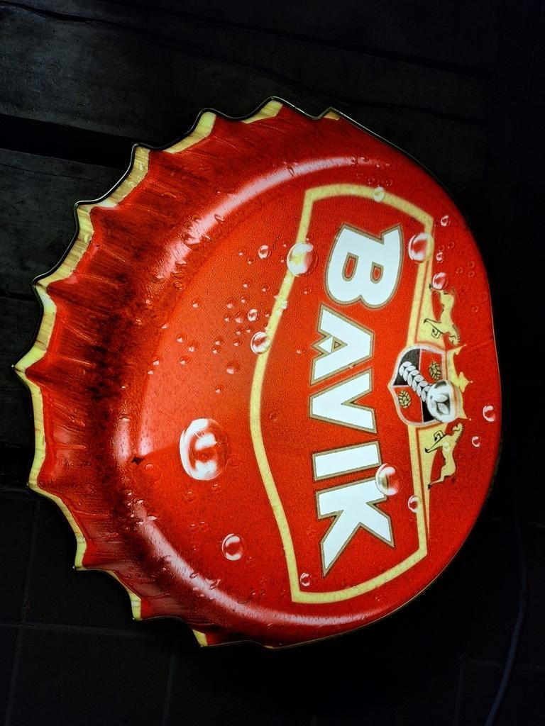 Oude lichtbak,bieden bij het zoekertje, Verzamelen, Biermerken, Ophalen