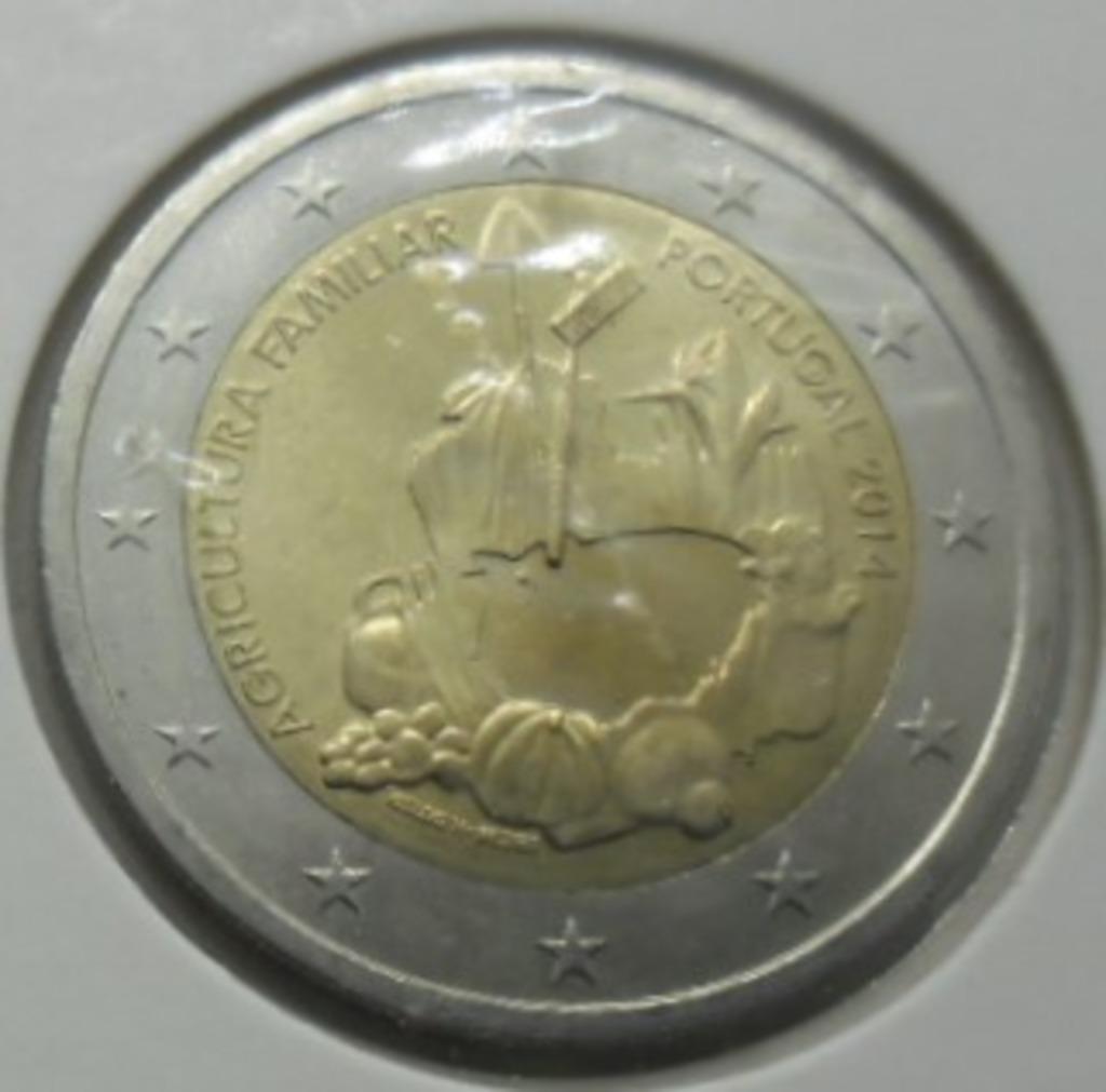 2 euro commémorative 2014 Portugal "agriculture".  UNC !, Timbres & Monnaies, Monnaies | Europe | Monnaies euro, Monnaie en vrac