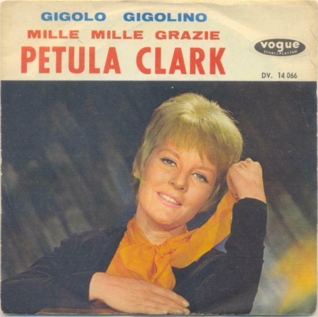 Petula Clark – Gigolo Gigolino / Mille mille Grazie – Single, Enlèvement ou Envoi, Utilisé, Pop