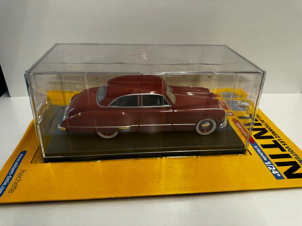 Kuifje auto 1:24 de roadmaster van dr müller zwarte goud n23, Collections, Personnages de BD, Neuf, Tintin, Enlèvement ou Envoi