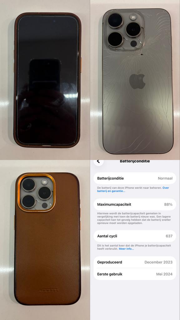 IPhone 15 pro 128 gb, Ophalen, Zo goed als nieuw, 128 GB, IPhone 15