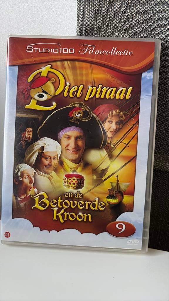 DVD Piet Piraat en de betoverende kroon (9), Ophalen of Verzenden, Zo goed als nieuw