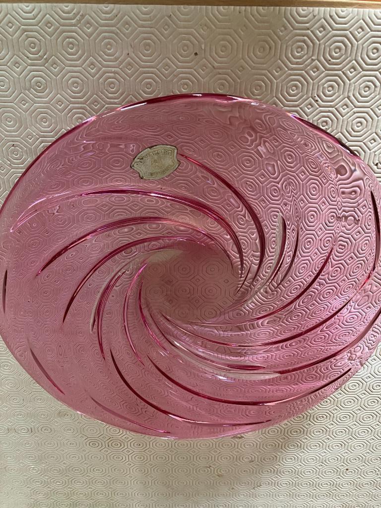 Antiek en Kunst, Ophalen, Schaal, Rond, Glas