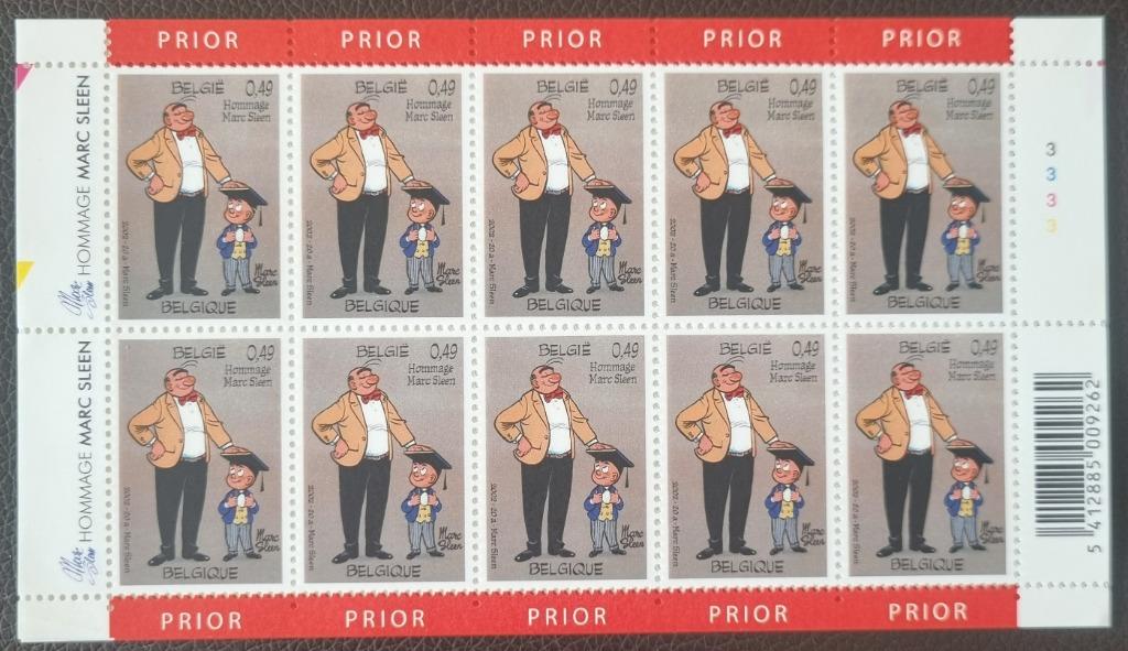 Nero Neron Sleen 80 jaar Belgium 2002, Postzegels en Munten, Ophalen of Verzenden, Zonder stempel, Postfris, Postfris