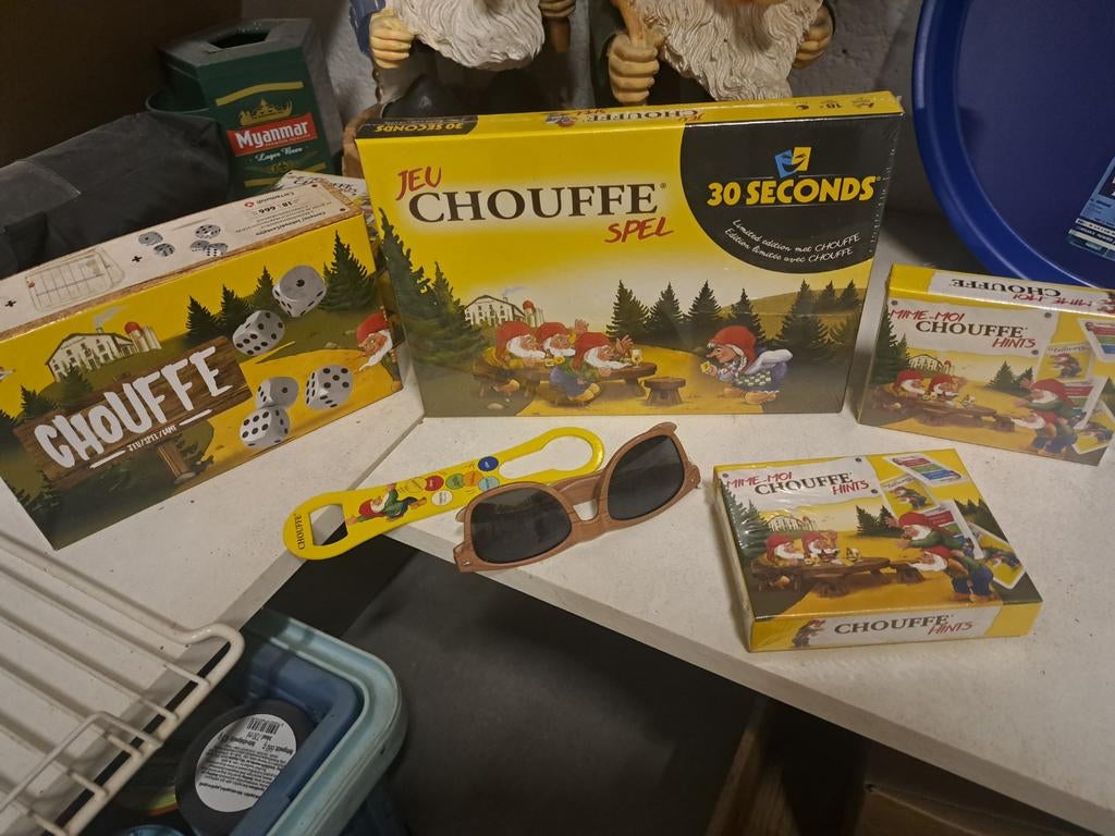 3 jeux de société La Chouffe différents séparément ou ensemb, Enlèvement ou Envoi, Neuf, Autres types, Autres marques