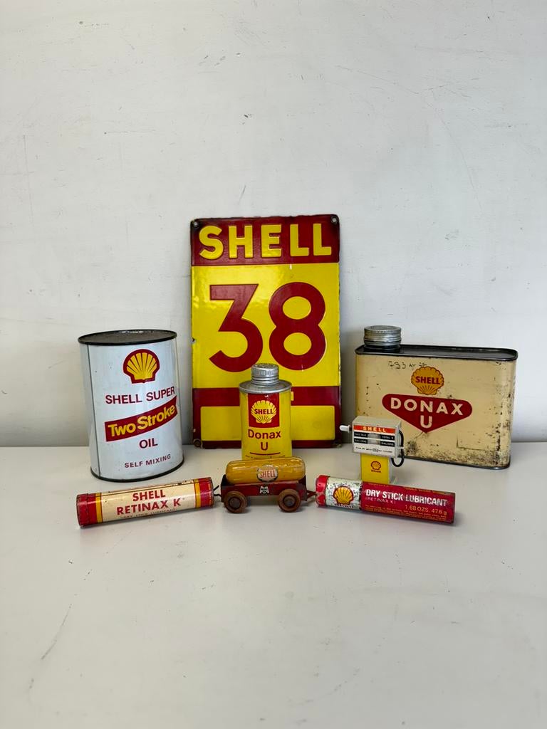 Anciens objets publicitaires SHELL, Enlèvement ou Envoi, Utilisé, Panneau publicitaire