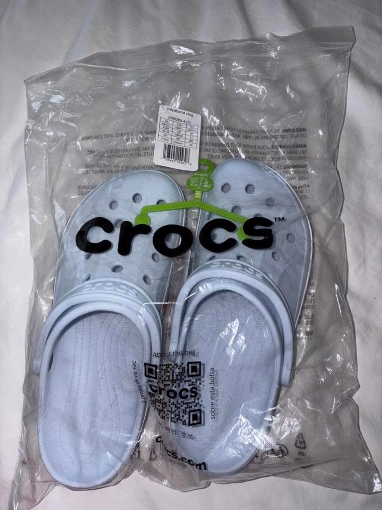 Crocs Bleu ciel, Enlèvement ou Envoi, Comme neuf, Bleu