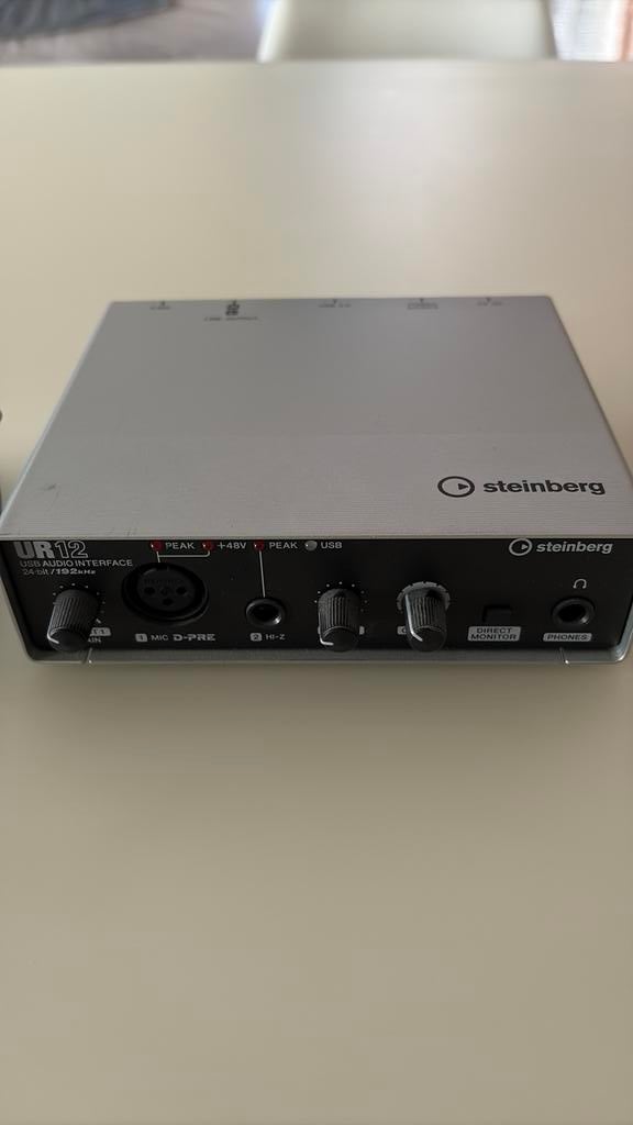 UR12 geluidskaart audio interface steinberg, Audio, Tv en Foto, Professionele apparaten, Ophalen, Zo goed als nieuw, Audio
