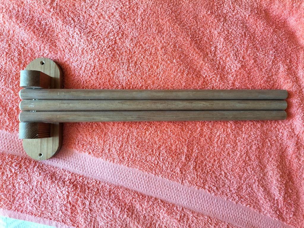 Porte essuie en bois, Maison & Meubles, Salle de bain | Meubles de Salle de bain, Enlèvement, Utilisé, Autres types