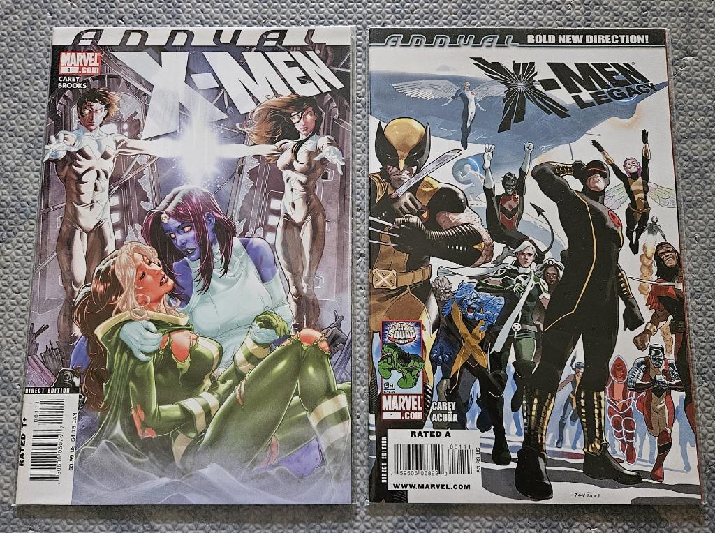 X-Men Annual #1 (2007) & X-Men Legacy Annual #1 (2009), Meerdere comics, Ophalen, Nieuw