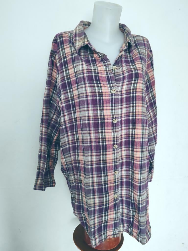 Chemise à carreaux en flanelle taille 54/56, Vêtements | Femmes, Grandes tailles, Beige, Enlèvement ou Envoi