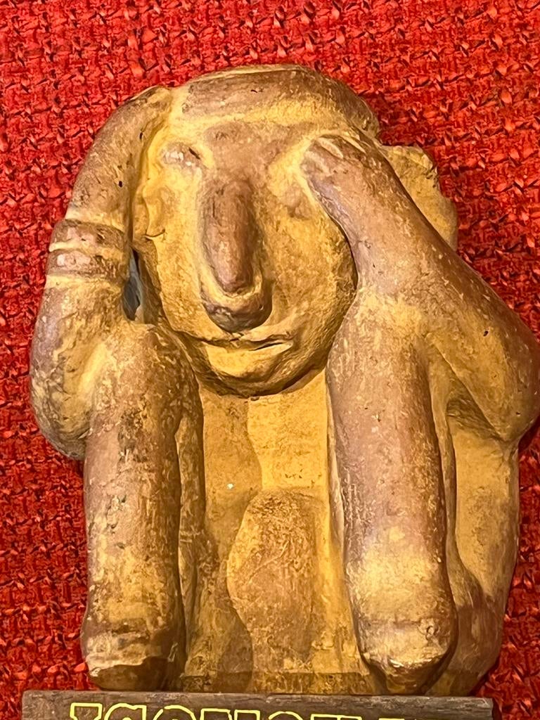 Vintage grafbeeld uit Mexico - Slaapziekte 2de fase, Antiek en Kunst, Ophalen
