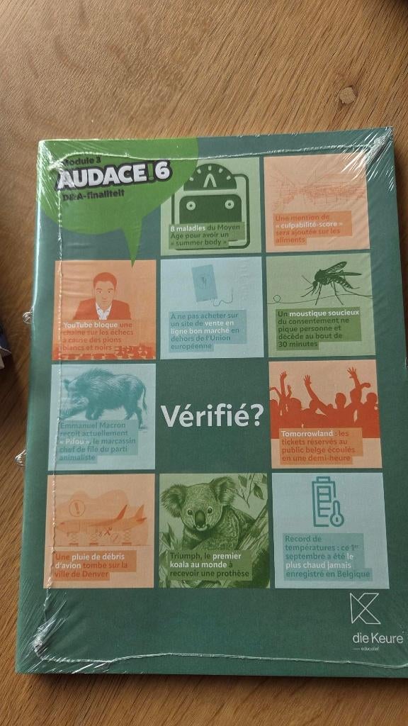 Audace!6 module 3 en 4 Frans, Frans, Ophalen of Verzenden, Overige niveaus, Nieuw