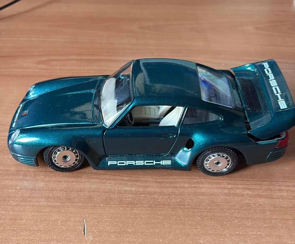 Porsche 959 Burago 1/24, Enlèvement, Utilisé, Burago