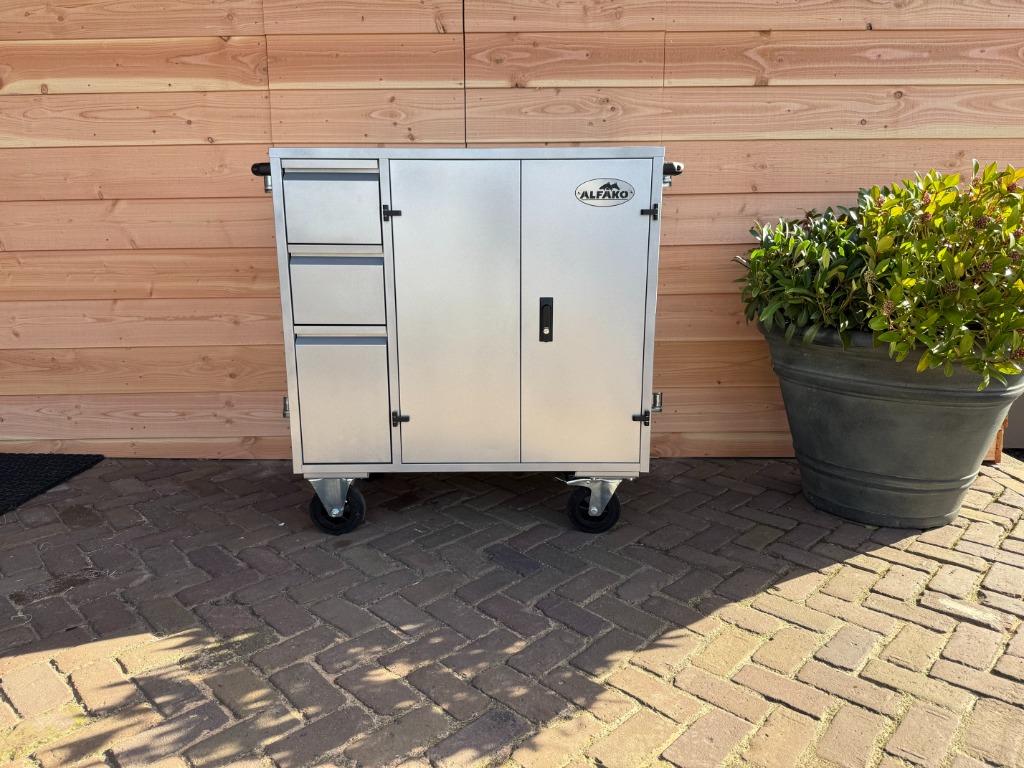 MIDI ECONOMY 160 ZILVER Alfako Concourskast | zadelkast, Ophalen, Nieuw, Overige soorten