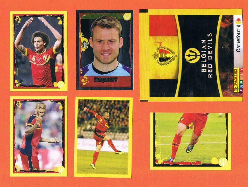 Belgian Red Devils - 2014 - Panini / Carrefour, Verzamelen, Supermarktacties, Overige supermarkten, Ophalen of Verzenden
