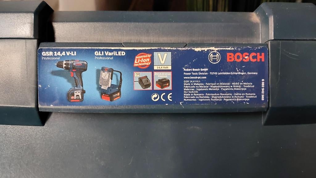Bosch GSR 14,4 V-LI, Doe-het-zelf en Bouw, Ophalen, Nieuw, Boormachine, Variabele snelheid
