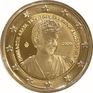 2€ munt Griekenland 2024 (unc), Ophalen, Griekenland, Losse munt