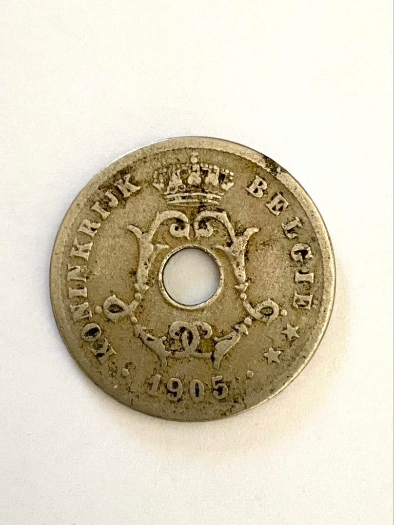 Munt van 10 cent - België - 1905, Postzegels en Munten, Munten | België, Ophalen of Verzenden
