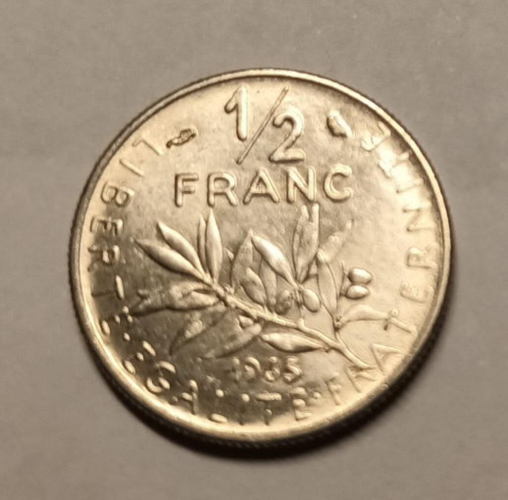 1 ,unt 1/2 franc zaaier 1965 Frankrijk in zeer goede staat, Ophalen of Verzenden, Frankrijk, Setje