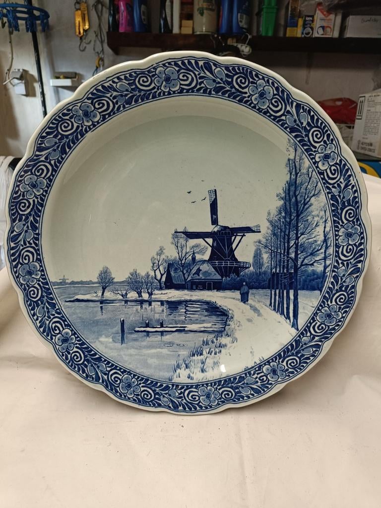 Schotel om te hangen in delfts40 CM, Antiek en Kunst, Ophalen