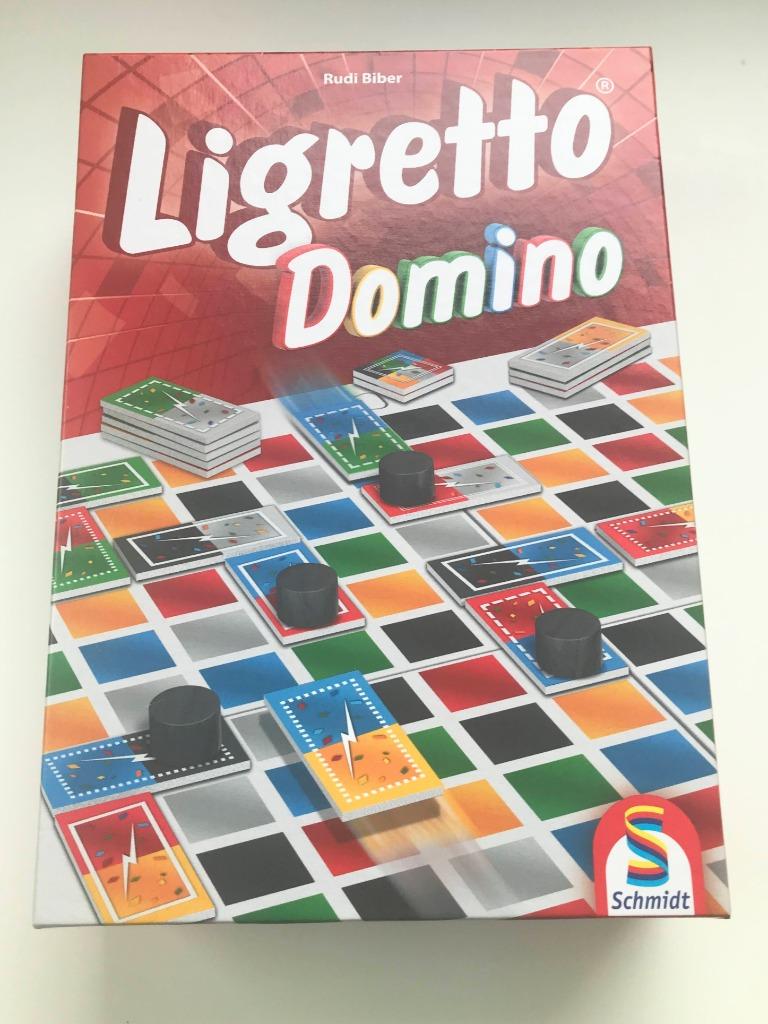 Ligretto Domino, Hobby en Vrije tijd, Gezelschapsspellen | Bordspellen, Zo goed als nieuw, Een of twee spelers, Ophalen of Verzenden