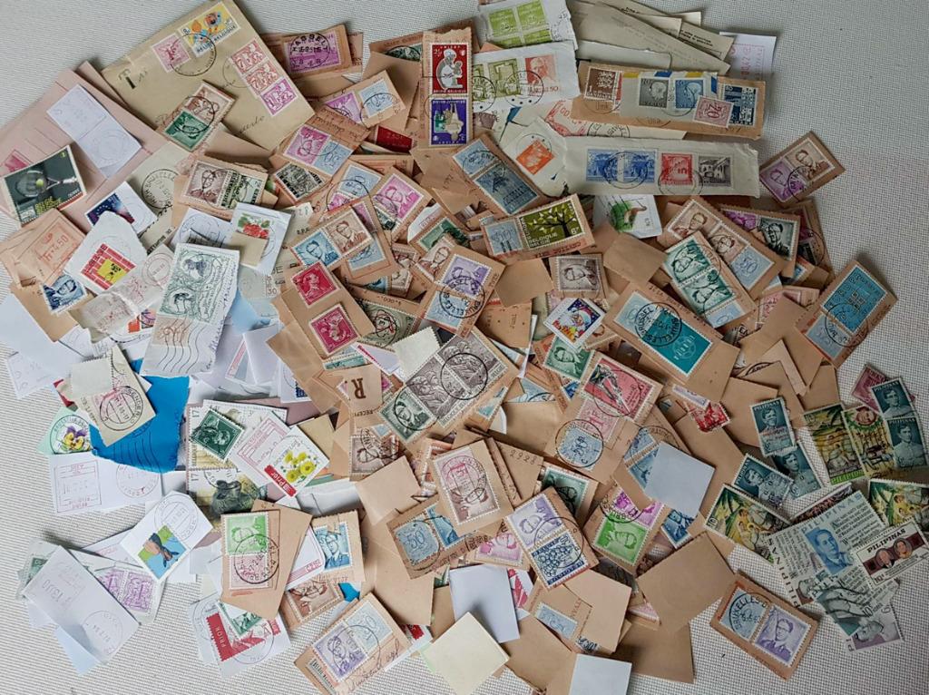 POSTZEGELS oud - recenter, Ophalen of Verzenden, Gestempeld, Overig, Overig